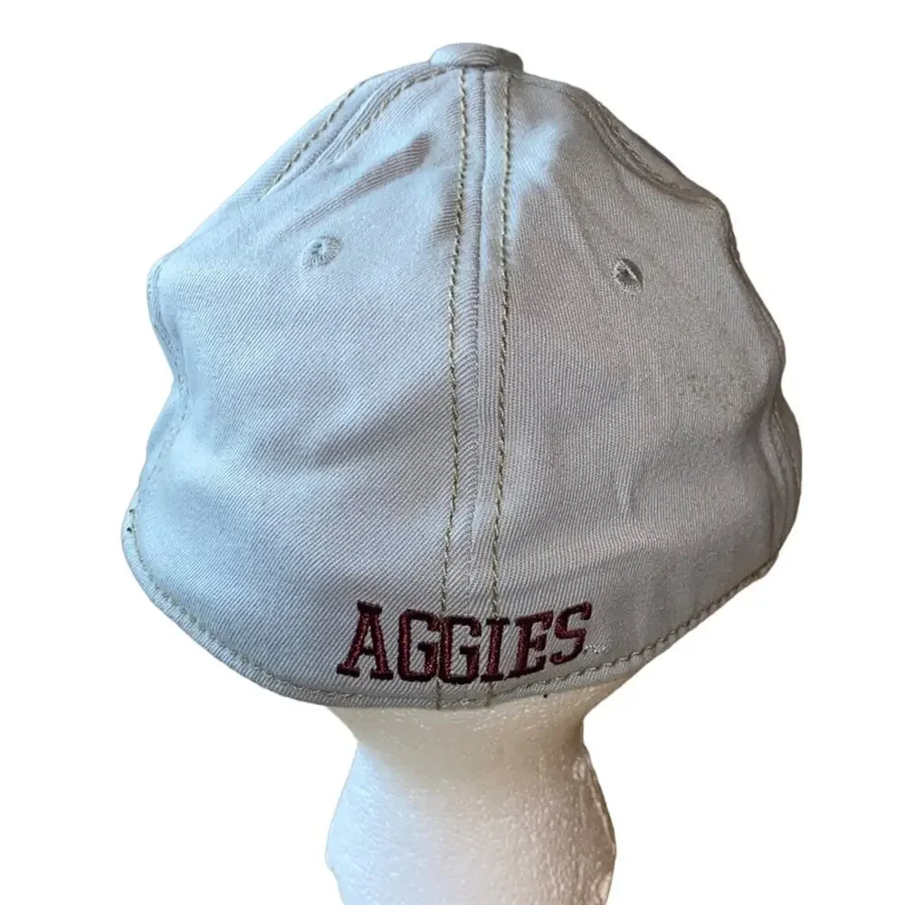Adidas Texas A&M Aggies Gray FitMax 70 Stretch Fit Hat Cap L/XL NCAA